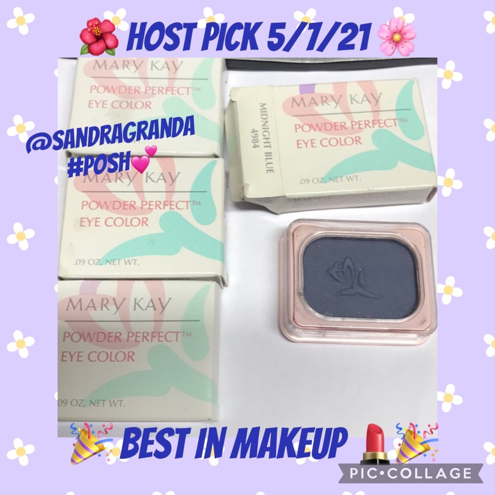 Mary Kay powder perfect eye color Midnight blue new in box